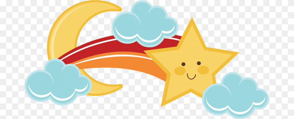 Shooting Stars Cute Clipart, Symbol Png Image