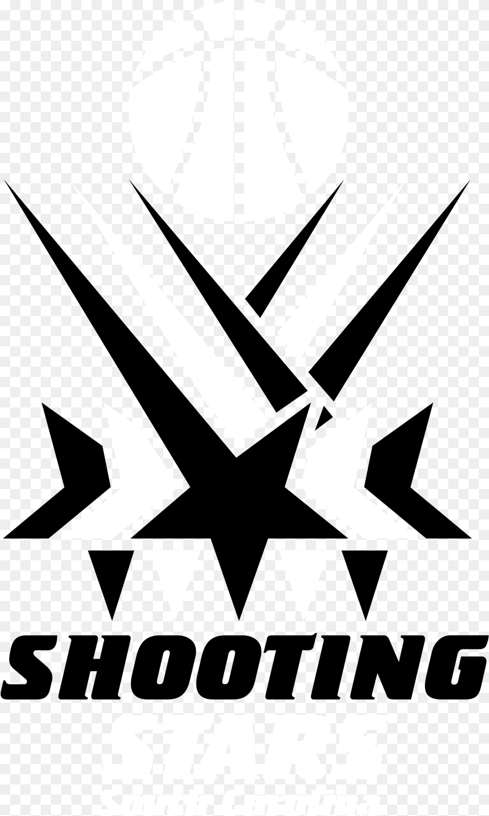 Shooting Stars Logo Black And White Stars, Advertisement, Poster, Person, Symbol Png