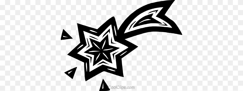 Shooting Stars Royalty Vector Clip Art Illustration Meteor, Star Symbol, Symbol Free Transparent Png