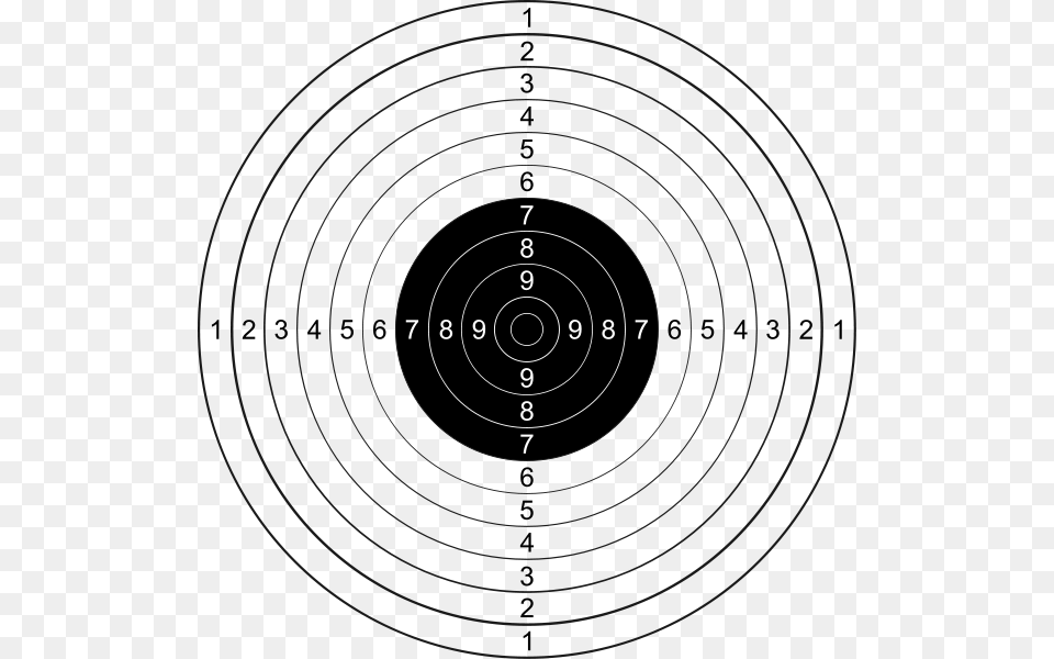 Shooting Target, Gun, Weapon, Shooting Range, Spiral Png