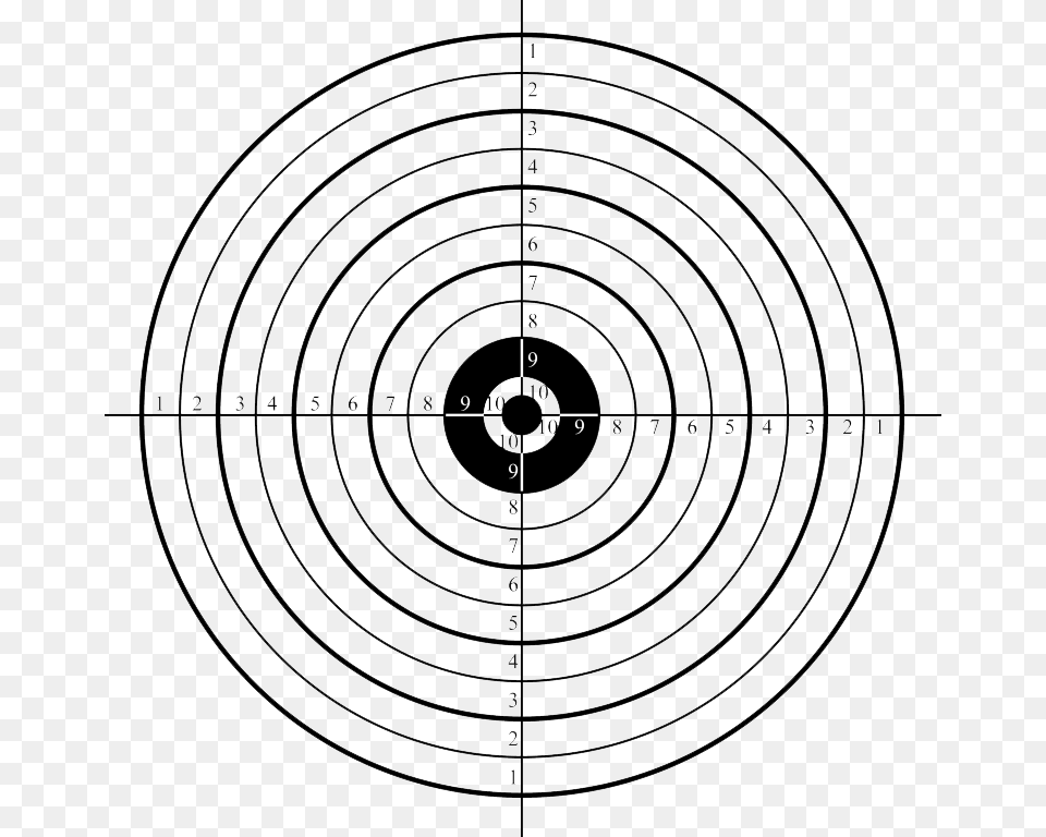 Shooting Target Shooting Sport Shooting Range Clip Airsoft Targets To Print, Gun, Weapon, Shooting Range, Spiral Free Transparent Png