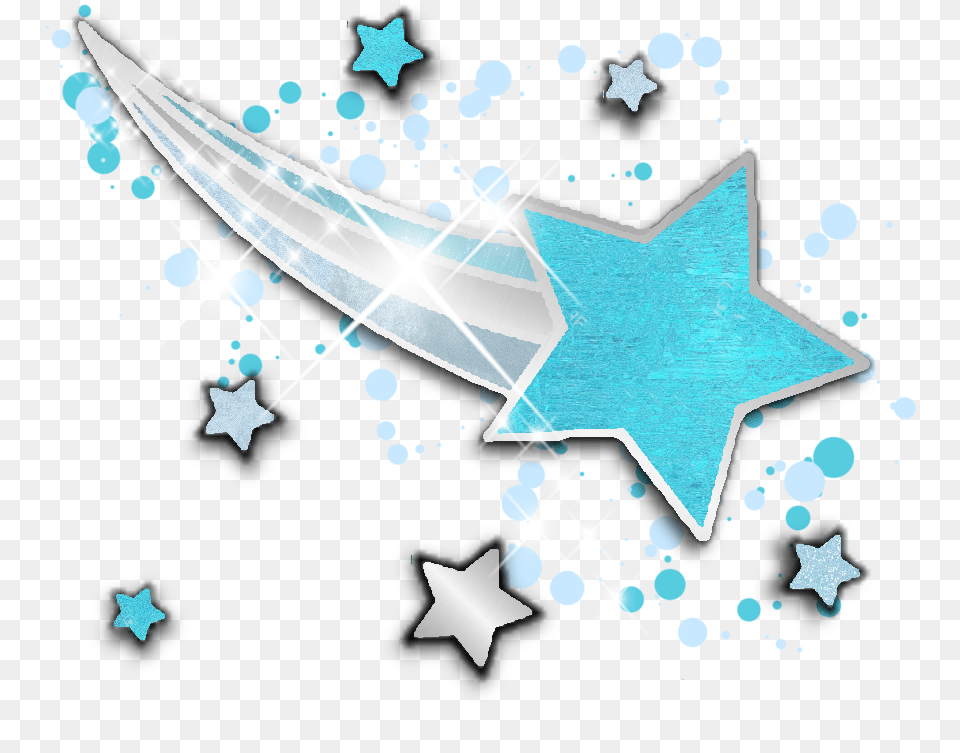 Shootingstar Star Aesthetic Overlay Decoration Graphic Design, Symbol, Star Symbol, Outdoors, Nature Free Png Download