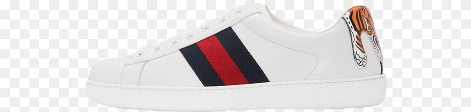 Shop 0f6b6 E2f8c Gucci New Ace Tiger White Gucci Shoes, Clothing, Footwear, Shoe, Sneaker Png Image