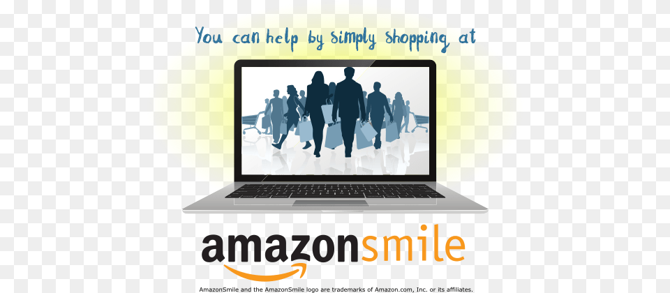 Shop At Amazonsmile And Amazon Will Make A Donation Uk Test Asin Electronics 2 Restricted To Eu Sme, Pc, Computer, Laptop, Person Png