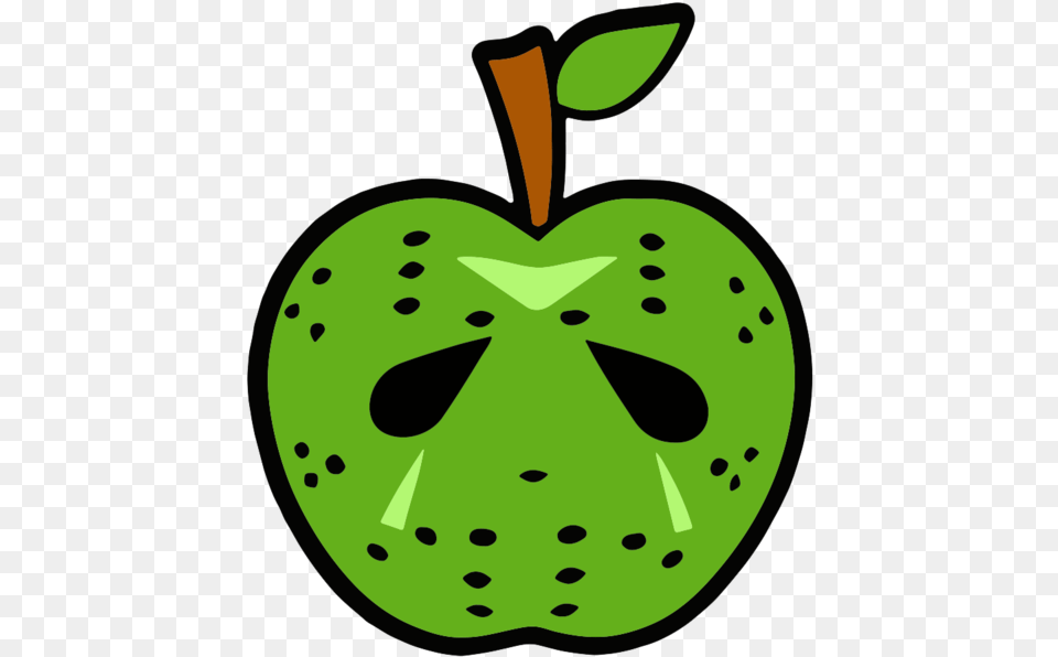 Shop Bad Apples Apple Logo Sticker, Food, Fruit, Green, Plant Png