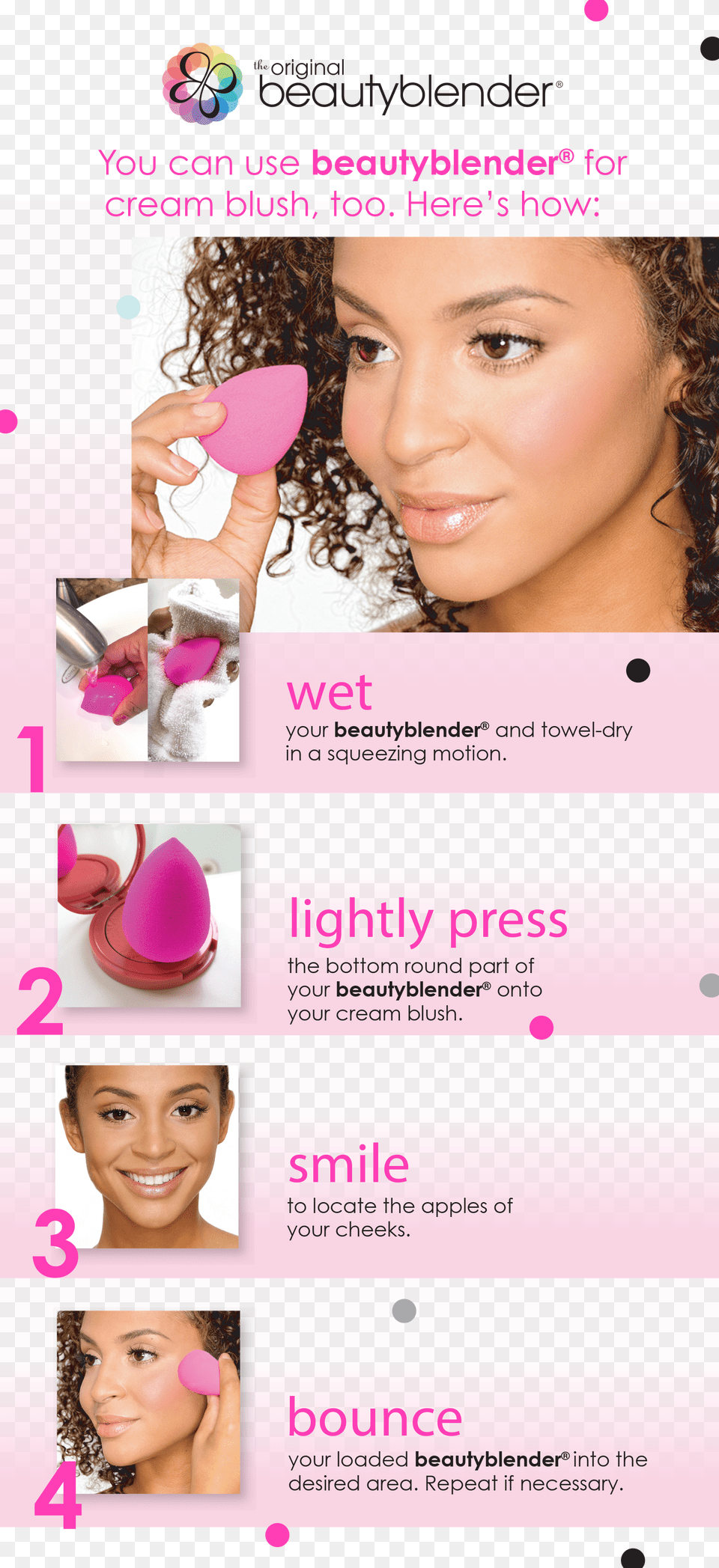 Shop Beautyblender Makeup Sponges At Sephora Do You Use A Beauty Blender, Advertisement, Poster, Adult, Person Png