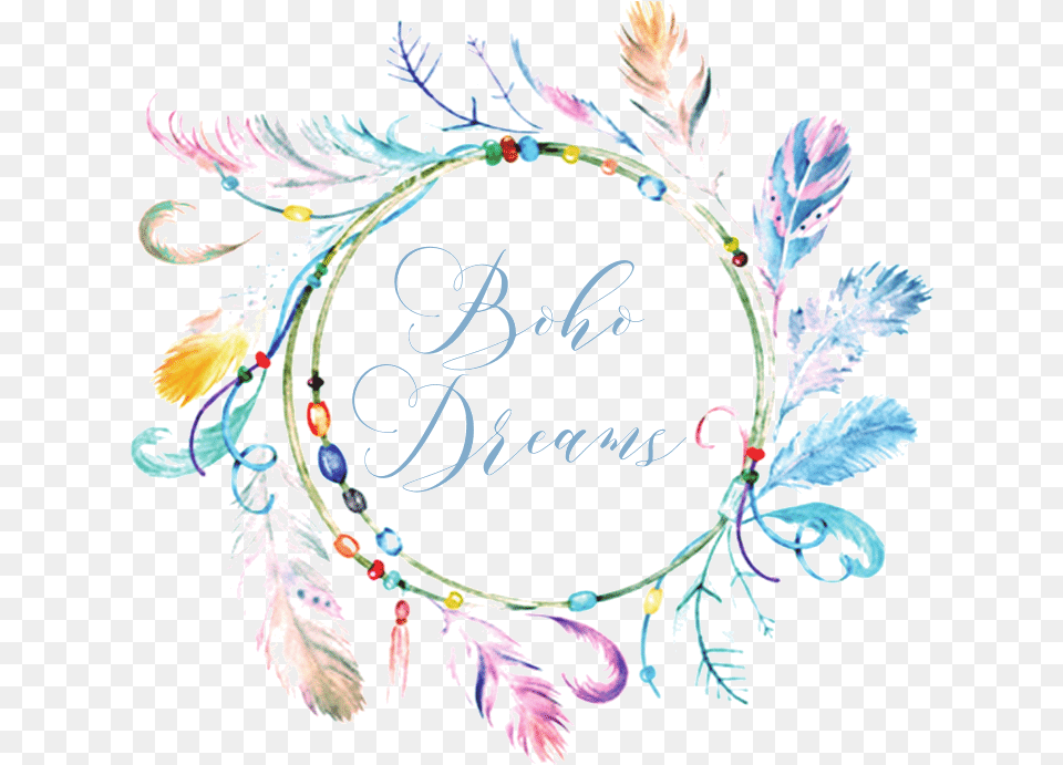 Shop Boho Dreams Watercolor Colorful Feathers, Art, Graphics, Pattern, Floral Design Png