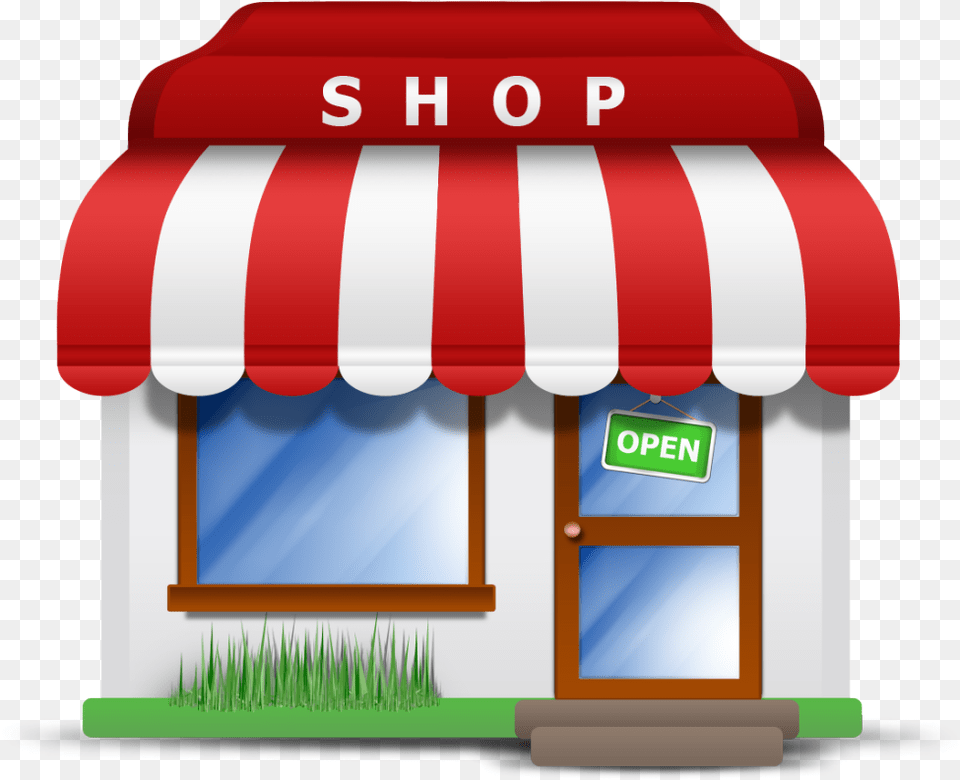 Shop Cartoon Small Shop, Awning, Canopy, Dynamite, Weapon Free Png Download