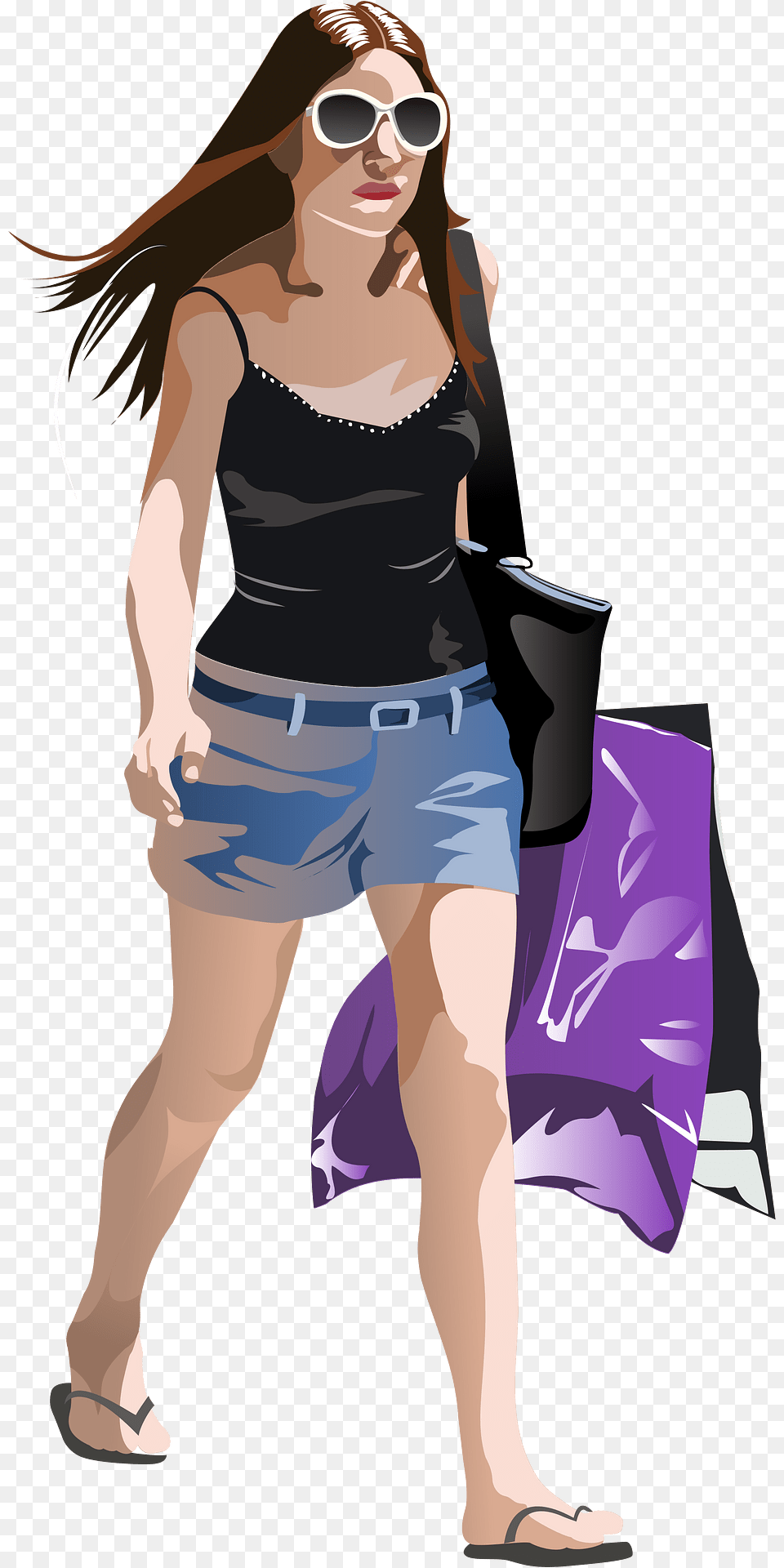 Shop Clipart, Clothing, Shorts, Woman, Adult Png Image