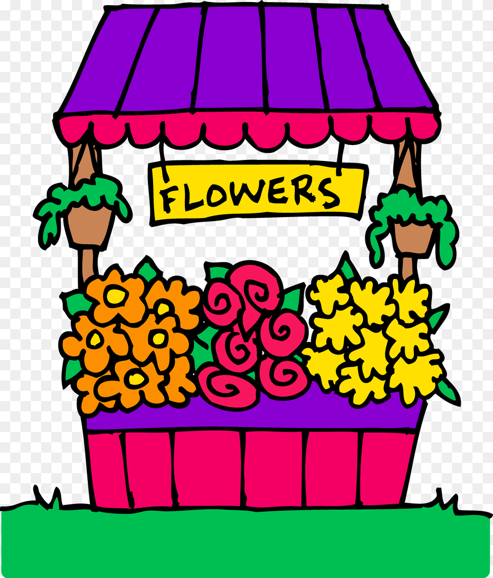 Shop Clipart Florist Shop, Outdoors, Plant, Potted Plant, Face Png