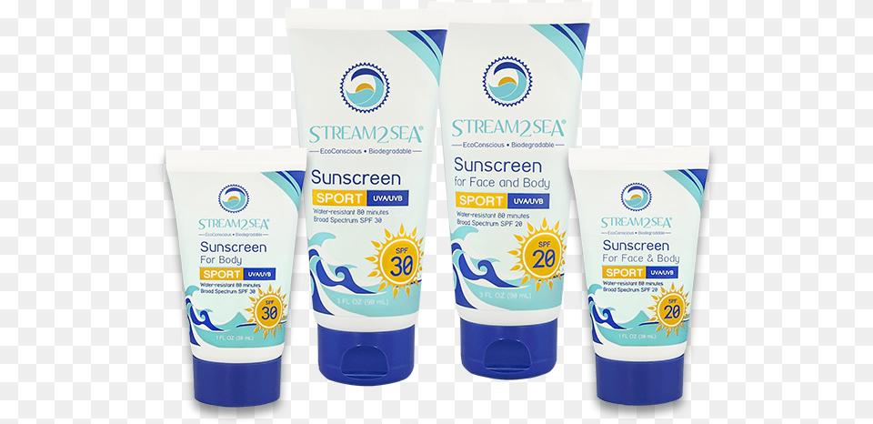 Shop Coral Safe Sunscreens Stream2sea Sunscreen For Body Sport Spf, Bottle, Cosmetics, Lotion, Can Free Png