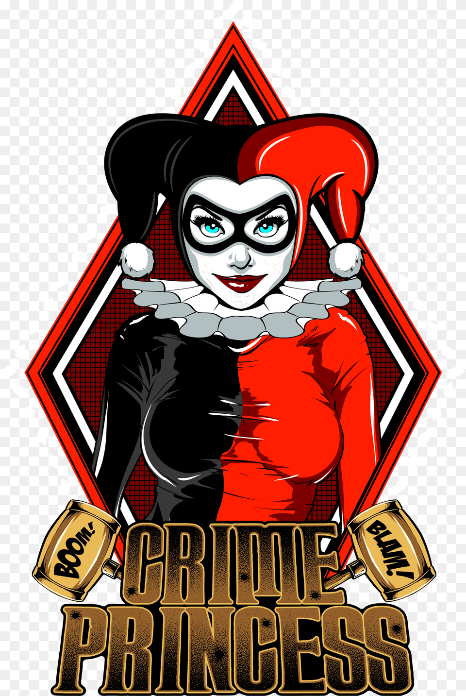 Shop For Harley Quinn At Southofmemphis Harley Quinn, Book, Comics, Publication, Face Free Png Download