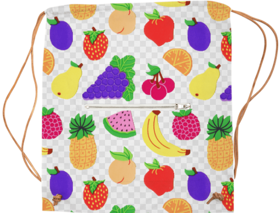 Shop Froot Bag Sports Bag By Itsvolume Sandylion Classpak Stickers Fruits, Accessories, Produce, Plant, Handbag Png Image