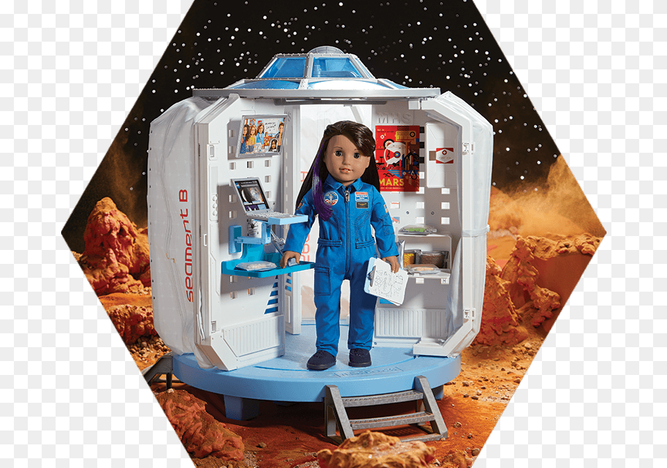 Shop Luciana Mars Habitat Luciana American Girl Doll, Boy, Child, Person, Male Free Png