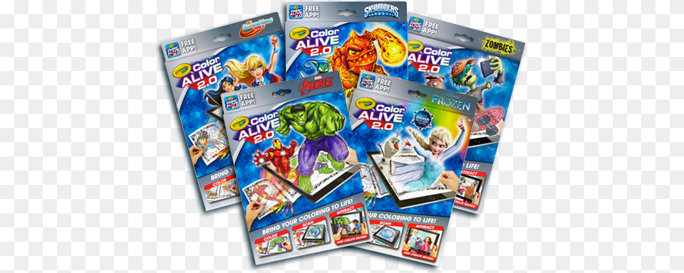 Shop Now Crayola Color Alive, Advertisement, Poster, Person Png Image