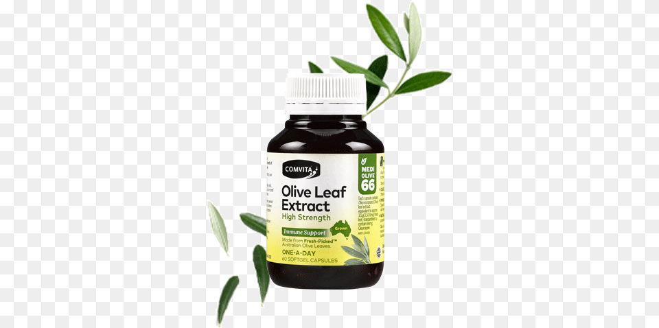 Shop Olive Leaf Extract High Strength Capsules 60s Comvita Olive Leaf Extract 60 Capsules, Herbal, Herbs, Plant, Syrup Png