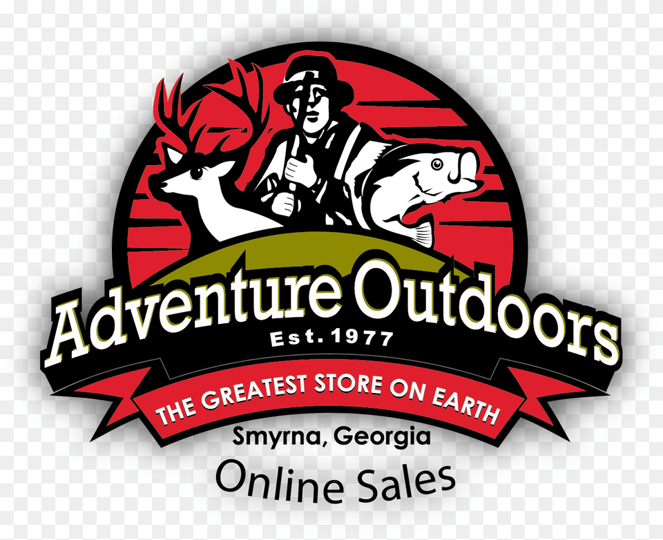 Shop Our Online Store Adventure Outdoors Smyrna Georgia Logo, Adult, Male, Man, Person Free Png Download