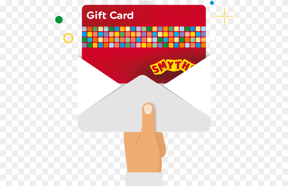 Shop Physical Gift Cards Smyths Gift Card, Text, Adult, Female, Person Free Transparent Png