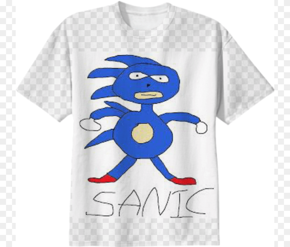 Shop Sanic Cotton T Shirt By Dumb Angel Tyler Joseph Funny Transparent, Clothing, T-shirt, Baby, Person Free Png Download