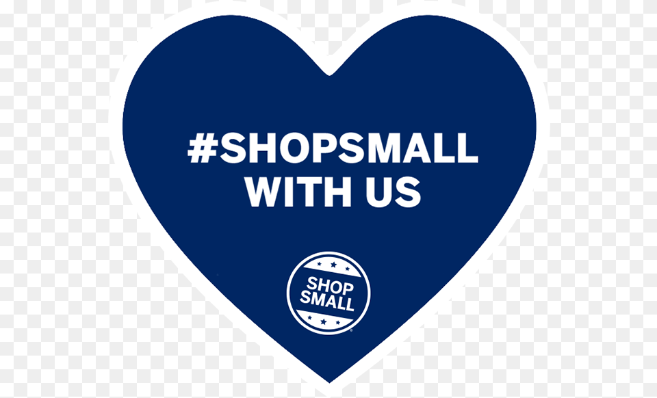Shop Small Saturday 2018, Logo, Heart, Sticker Png