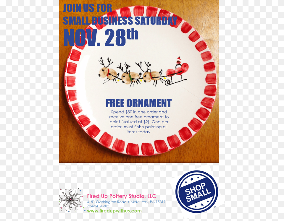 Shop Small Small Business Saturday 2011, Advertisement, Poster, Plate, Birthday Cake Free Transparent Png