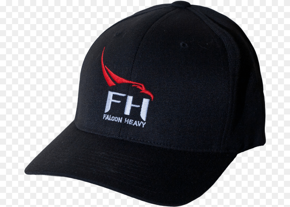 Shop Spacex Falcon Heavy Flexfit Cap Black And Red Titleist Cap, Baseball Cap, Clothing, Hat Free Png