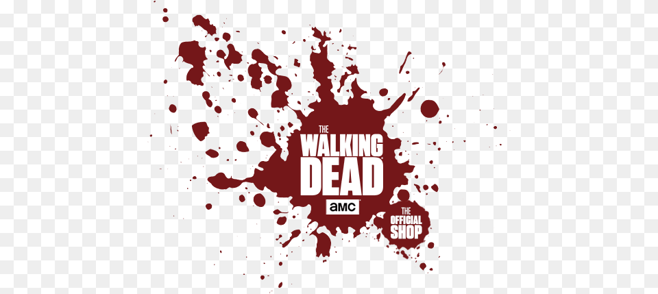 Shop The Walking Dead Walking Dead Logo, Maroon, Advertisement, Text Png