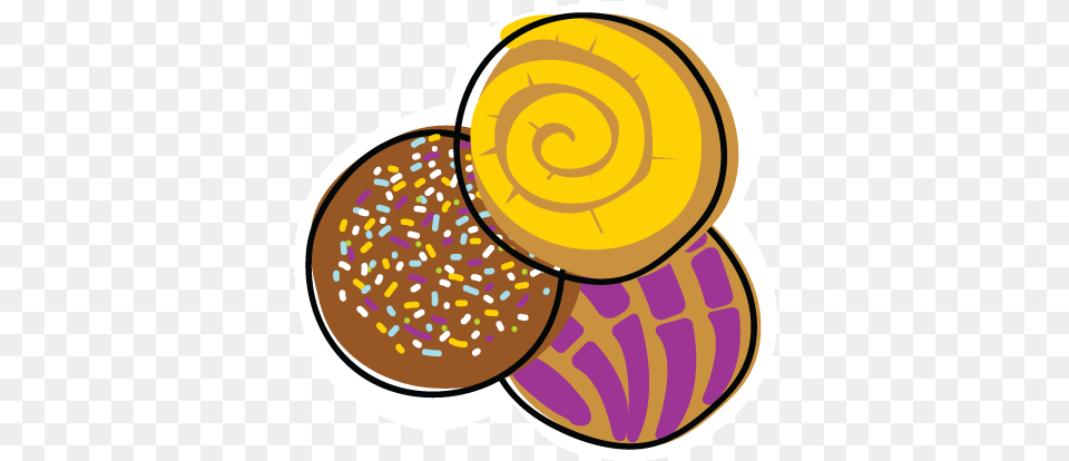 Shop Uniquely Seattle Wynn Pan Dulce Clipart, Food, Sweets, Sprinkles Free Transparent Png