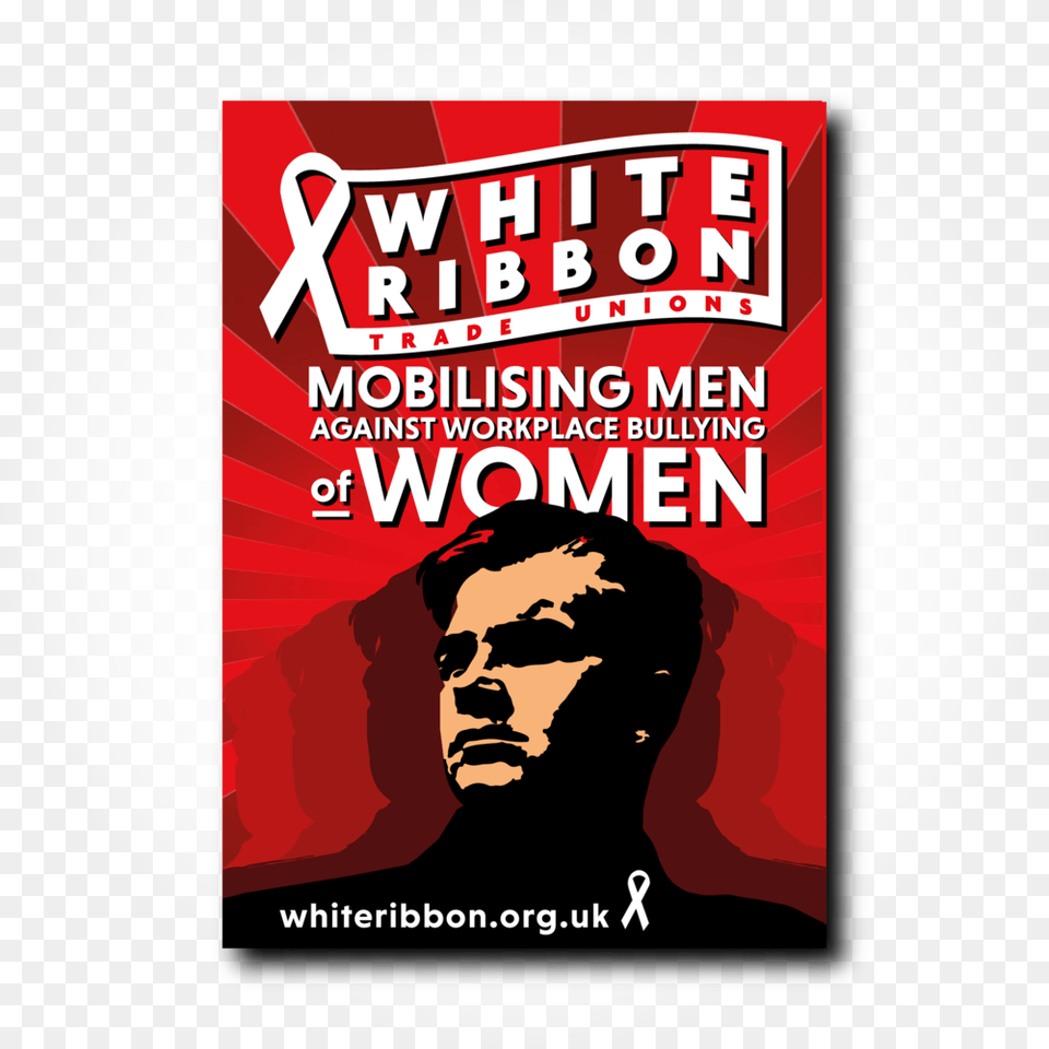 Shop White Ribbon Uk, Advertisement, Poster, Adult, Male Free Png