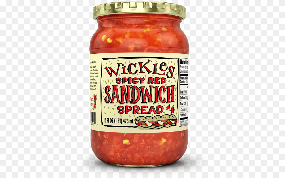 Shop Wickles Spicy Red Sandwich Spread, Food, Relish, Ketchup, Pickle Free Png