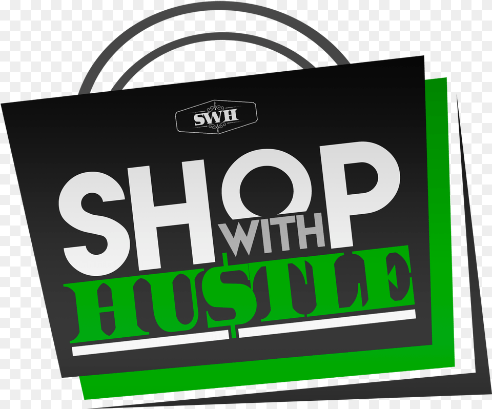 Shop With Hustle Paper Bag, Tote Bag, Accessories, Handbag, Scoreboard Free Transparent Png