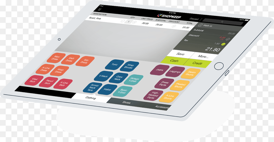 Shopkeep Pos On An Ipad Shopkeep, Computer, Electronics, Tablet Computer, Computer Hardware Png Image