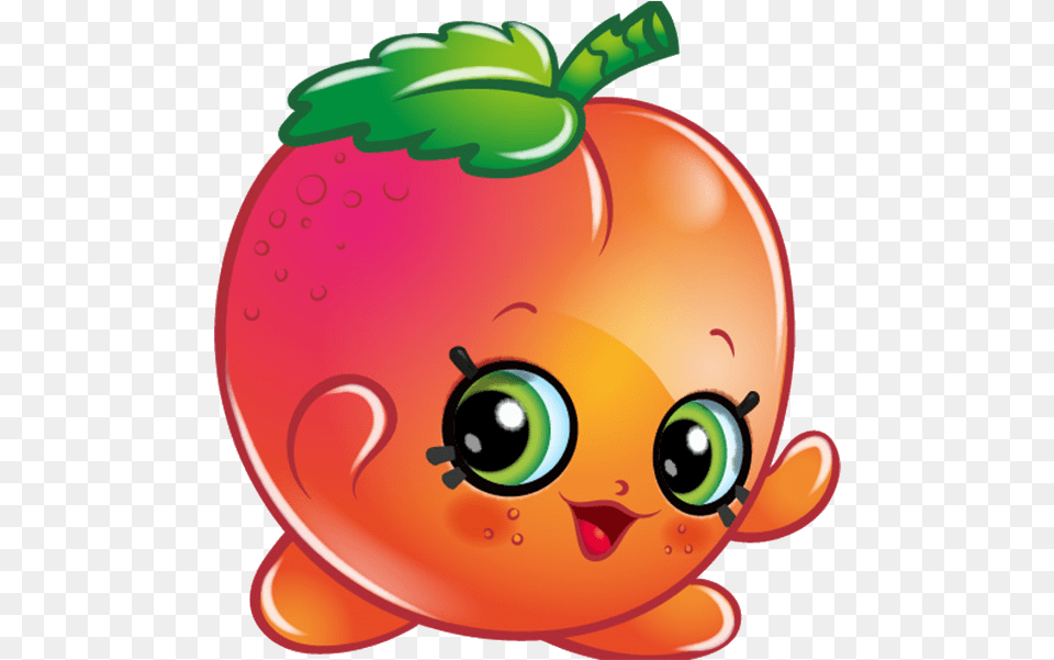 Shopkins Apricot Fruit Clip Art Shopkins Character, Food, Produce, Plant Free Png Download