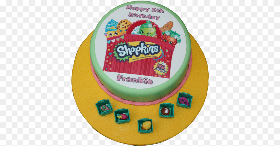 Shopkins Birthday Cake U2013 Me Shell Cakes For Party, Birthday Cake, Cream, Dessert, Food Free Png