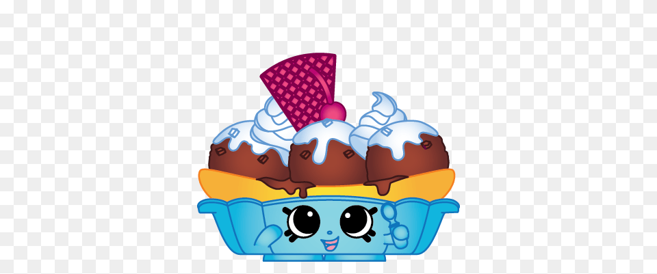 Shopkins Cake Image, Cream, Dessert, Food, Ice Cream Free Png