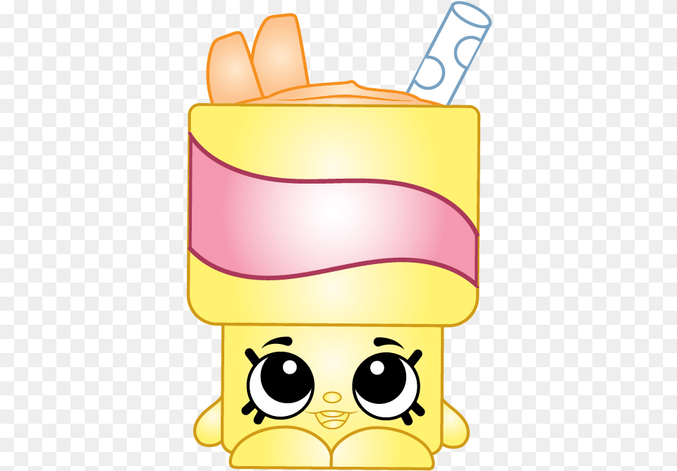 Shopkins Cassie Lassi, Cream, Dessert, Food, Ice Cream Free Png