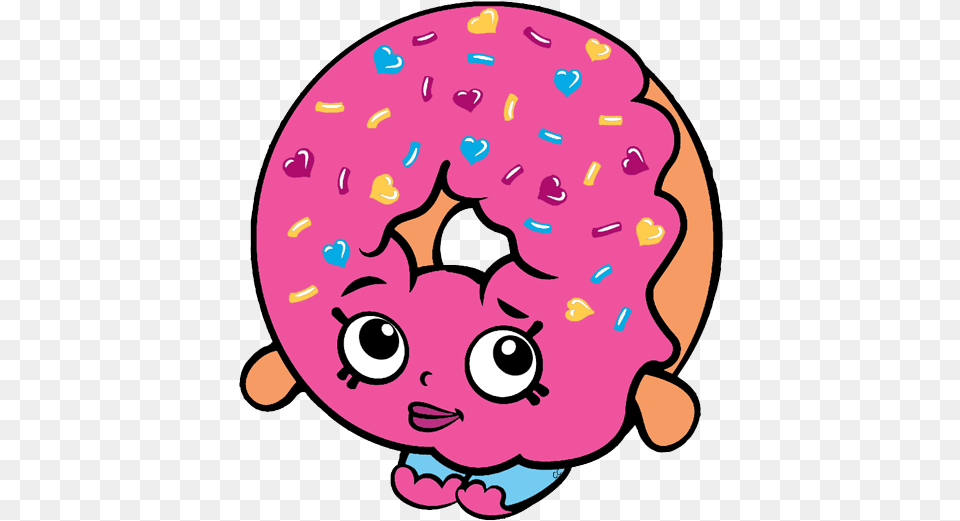 Shopkins Clip Art Shopkins Colouring, Donut, Food, Sweets, Baby Png Image