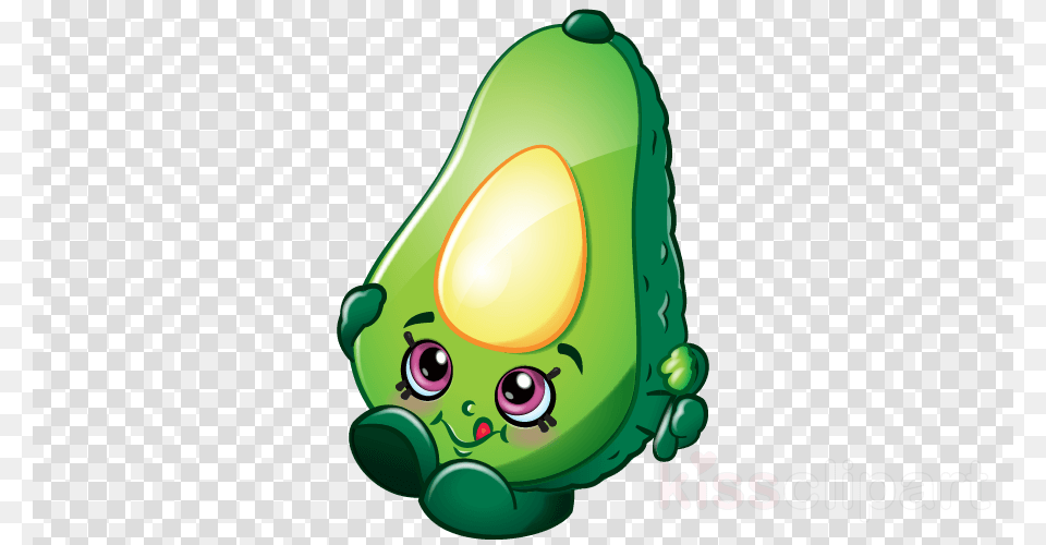 Shopkins Dippy Avocado Clipart Shopkins Avocado Vegetable, Food, Fruit, Plant, Produce Free Transparent Png