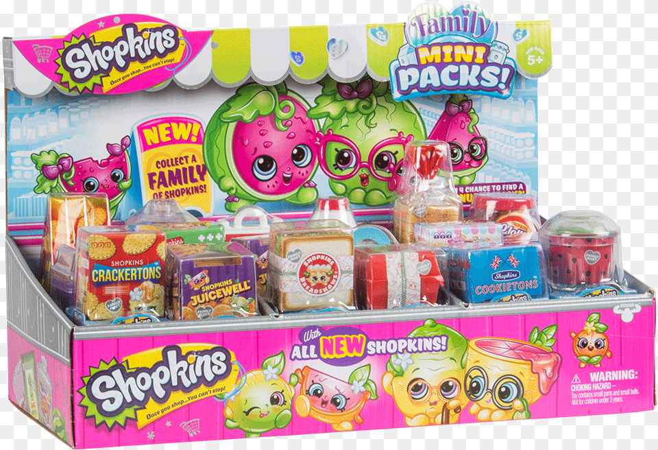 Shopkins Family Mini Packs, Food, Sweets, Candy, Baby Png