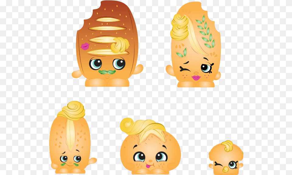 Shopkins Family Mini Packs Bakers, Baby, Person, Face, Head Free Png Download