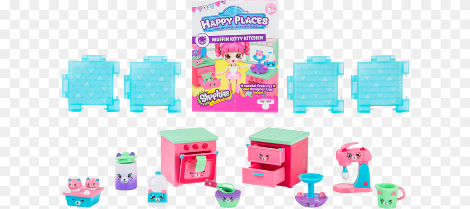 Shopkins Happy Places Season 3 Shopackins Season 3 Playset, Baby, Person, Toy Free Png Download