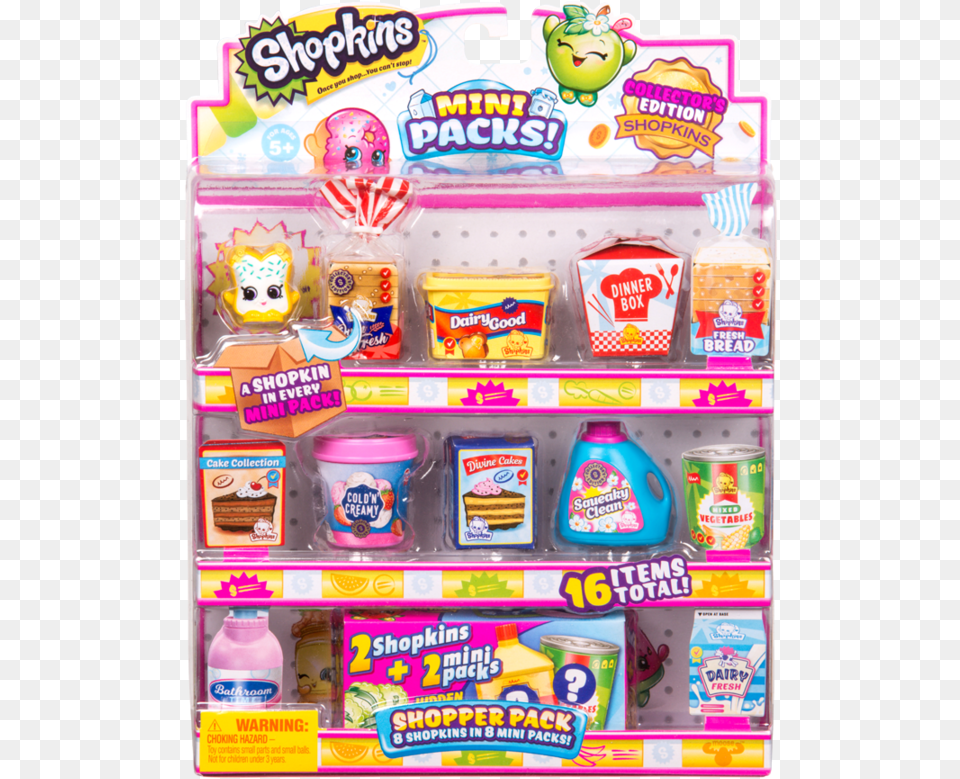 Shopkins Mini Packs, Food, Sweets, Candy, Can Png Image