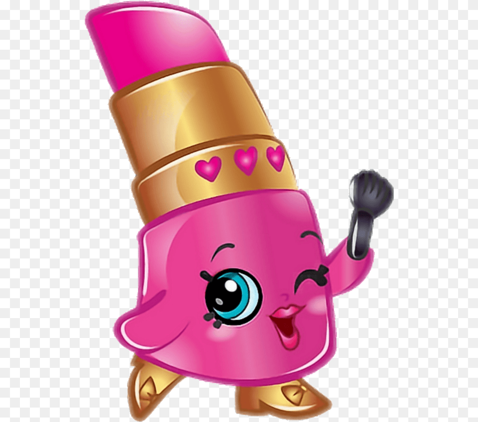 Shopkins Mq Pink Lipstick Makeup Clipart Hd Transparent Shopkins Characters, Cosmetics Free Png Download