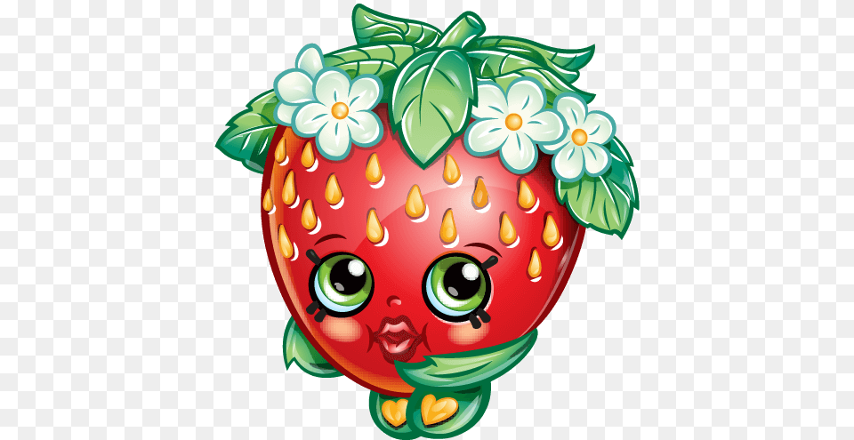 Shopkins Party Printables, Strawberry, Berry, Food, Fruit Free Transparent Png