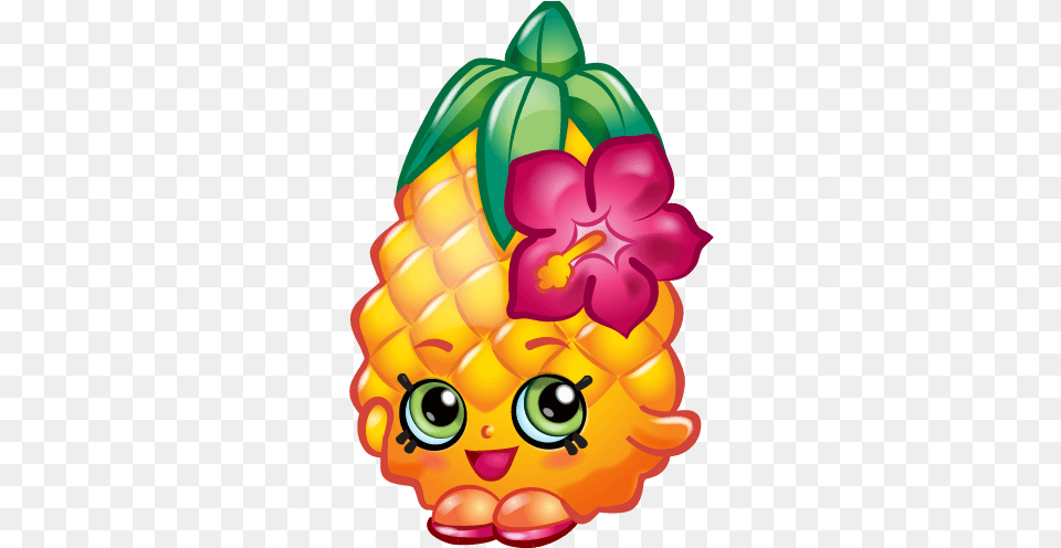 Shopkins Personajes 3 Image Shopkins Pineapple Crush, Food, Produce, Corn, Grain Free Transparent Png