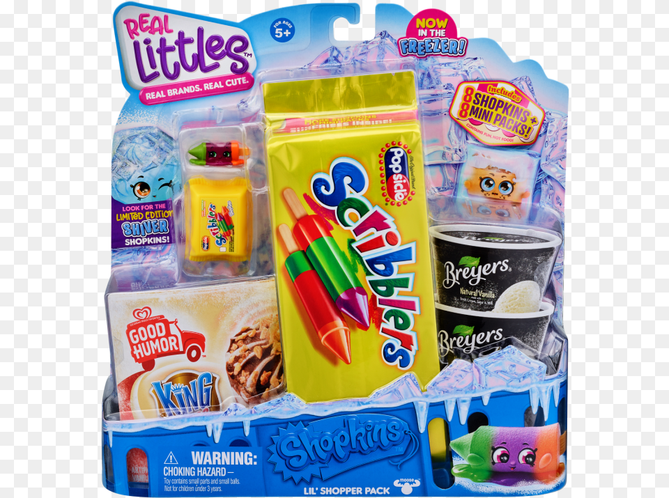 Shopkins Real Littles Freezer, Food, Sweets, First Aid, Can Free Png Download