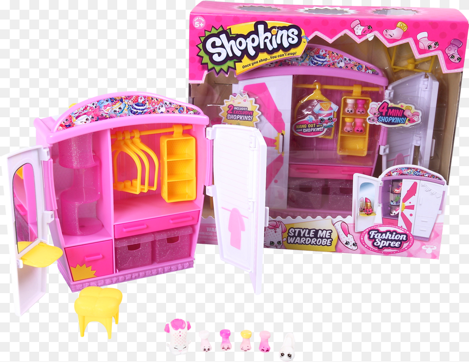 Shopkins S5 Style Me Wardrobe Large Shopkins Style Me Wardrobe Playset, Food, Sweets Free Transparent Png