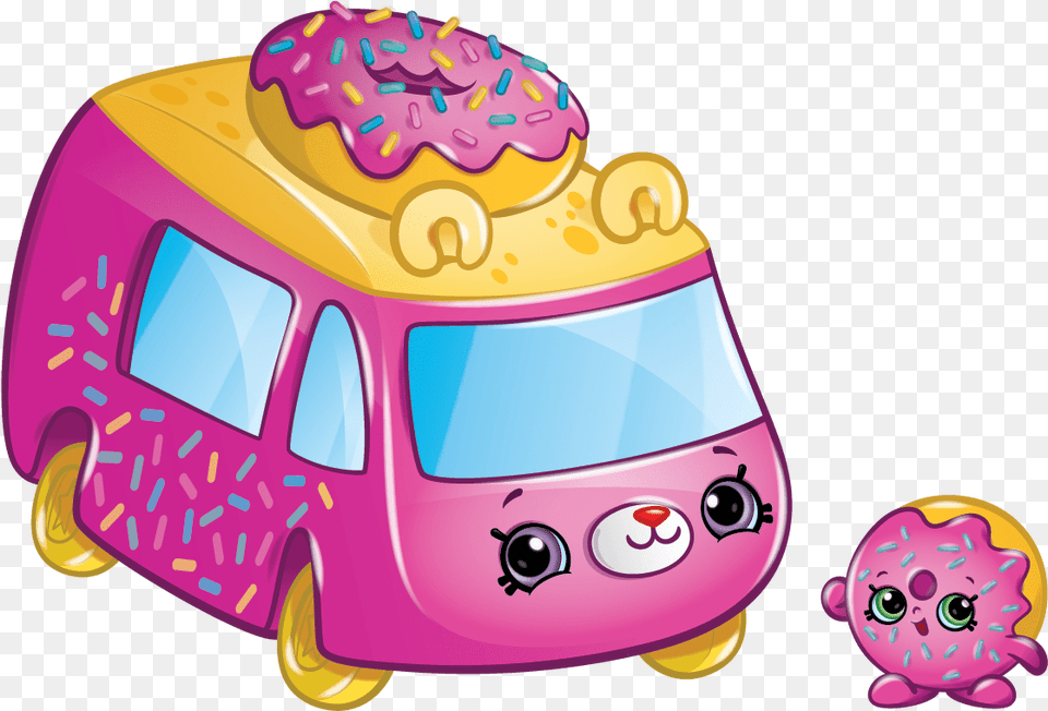 Shopkins Season Cutie Cars Donut Express, Caravan, Transportation, Van, Vehicle Free Transparent Png