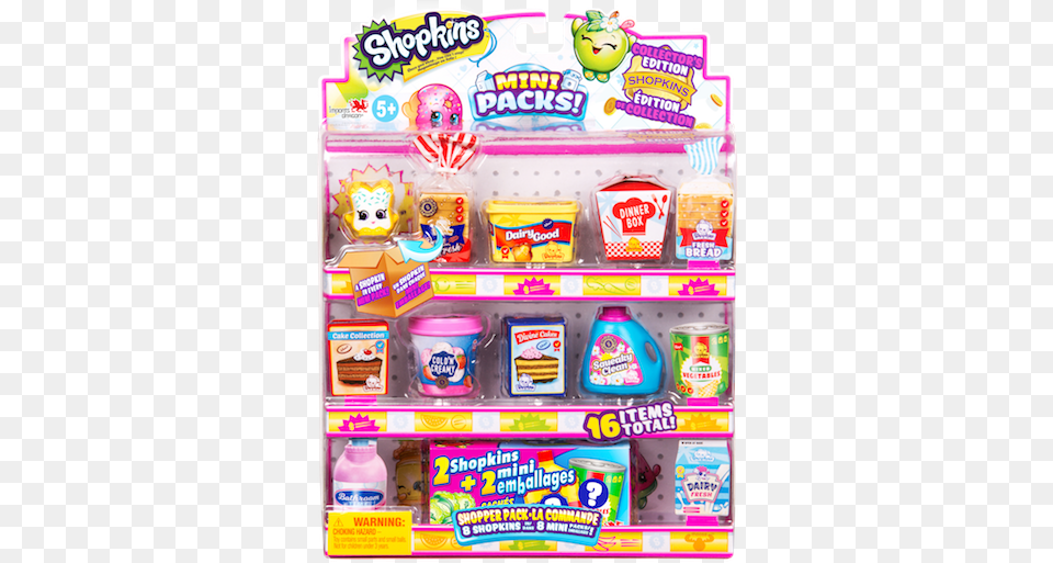 Shopkins Series 8 Multi Pack Shopkins Mini Pack Collectors Pack, Food, Sweets, Candy Free Png