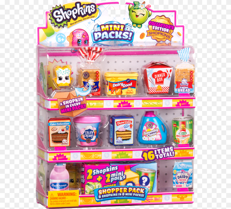 Shopkins Shopper Pack, Food, Sweets, Can, Tin Free Png Download